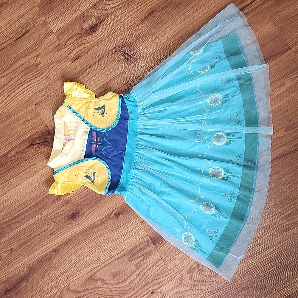 2T Girl Princess Anna Inspired Dress